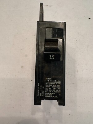 ITE USED 1 Pole Circuit Breaker BQ1B015