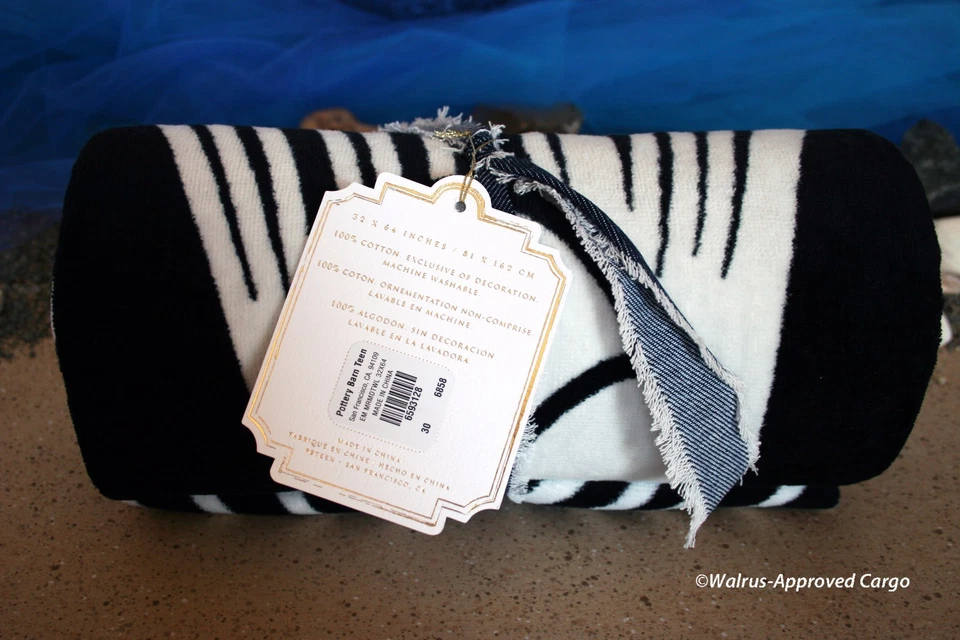 TOALLA DE PLAYA COLA DE SIRENA EMILY & MERITT GRANERO DE CERÁMICA -NUEVA CON ETIQUETAS - MANTENTE ENCANTADORAMENTE SECA Foto 2 de 4