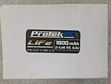 ProTek RC LiFe Kyosho & Tekno Hump Receiver Battery Pack 6.6V/1800mAh PTK-5162 