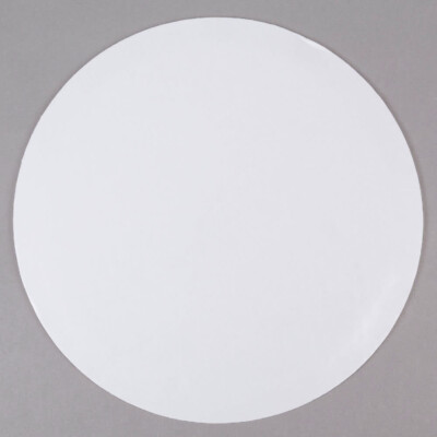 Vineland Packaging Single Wall Circular Cake Board White 12'' dia| 250/Case