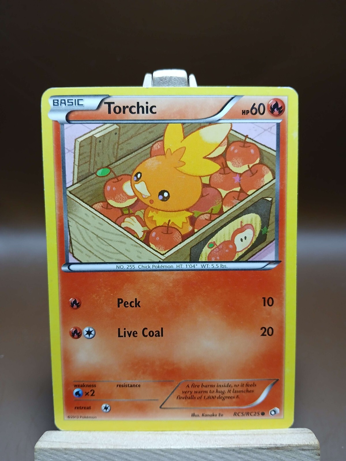 HP Torchic RC5/RC25 Pokemon Legendary Treasures Radiant Common Card