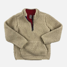 Carter  s Kids Tan Beige Sherpa 1/4 Zip Pullover Size 6/6A