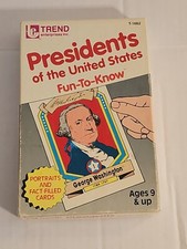 Trend Presidents of the United States Fun To Know Flash Cards