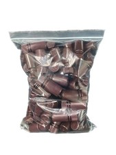 NALGENE 15mL Narrow-Mouth Amber HDPE Bottles With Closure 2004-9050 (72/cs)