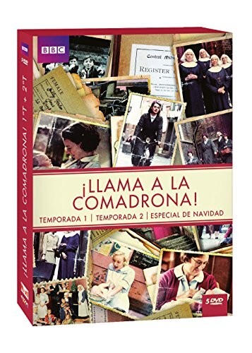 SERIE DVD LLAMA A LA COMADRONA TEMPORADA 1 + 2 ESPECIAL DE NAVIDAD 5 DVDS SEALED - Imagen 1 de 2