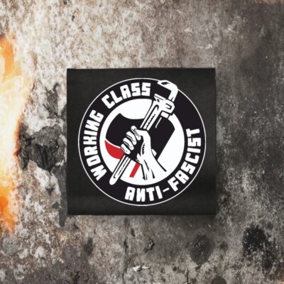 WORKING CLASS ANTIFASCIST PATCH MBPMTS094