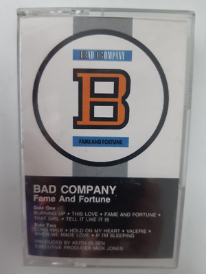 Bad Company - Fame And Fortune - MUSIKKASSETTE - MC Rarität