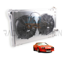 For 82-92 Chevy Camaro Firebird 5.0l 5.7l 4-row Aluminum Radiator W Shroud Fan