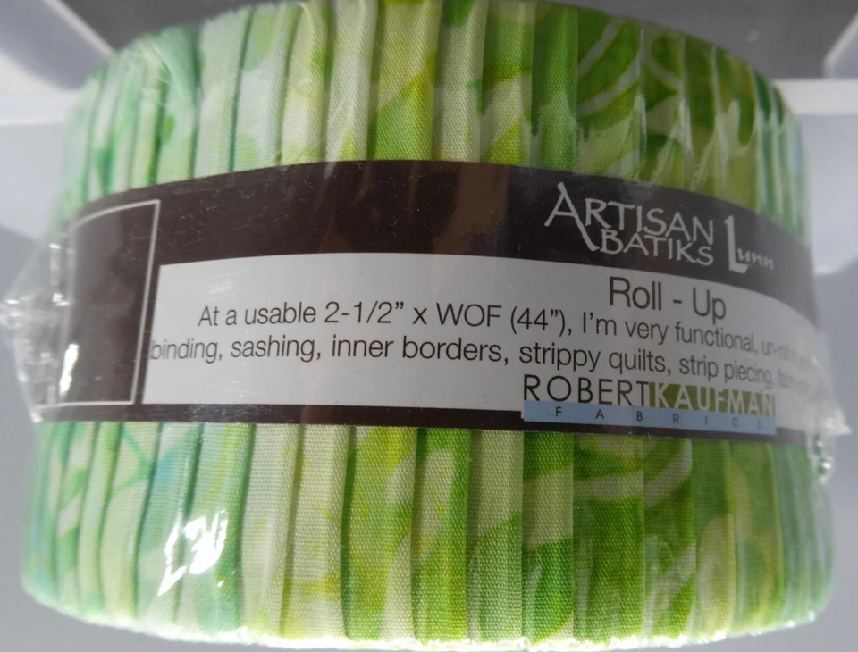 Robert Kaufman Roll Up/Jelly Roll - Batiks - Fuente de color RU-756-40 NUEVO (b2} Foto 3 de 3