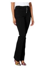 DG2 by Diane Gilman New Classic Stretch Utility Bootcut Jean Black