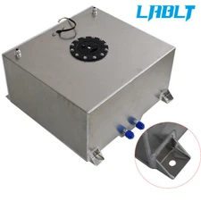LABLT 15 Gallon Polished Aluminum Race/Drift Fuel Cell Tank & Level Sender