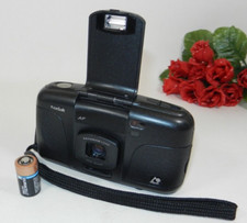 Kodak Advantix 3200AF 25mm Black Film Camera w/ Built In Flash - Tested