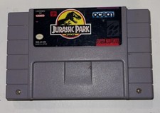 Jurassic Park  SNES super Nintendo cleaned and tested 1992