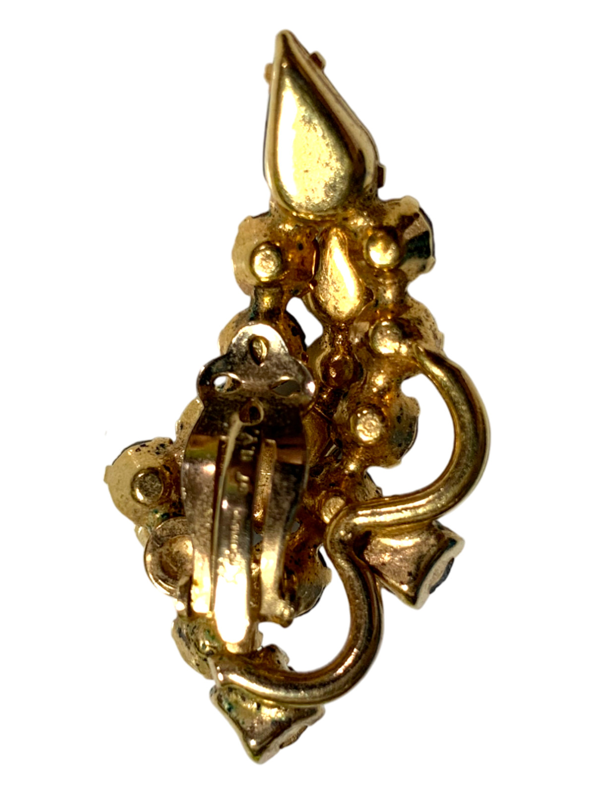 Kramer Alexandrite Rhinestone Replacement Earring… - image 2