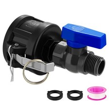IBC Tote Adapter 275-330 Gallon IBC Tote Tank 2"IBC Tote Garden Hose fittings...