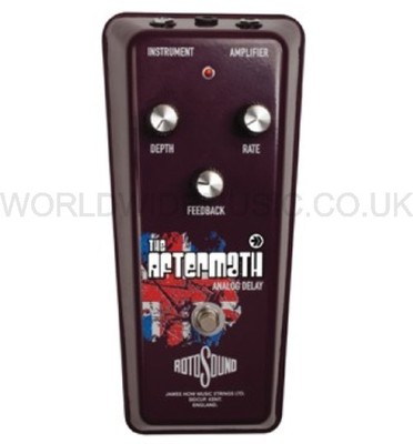 Rotosound RAM1 The Aftermath Delay Effekte-FX-Pedal für E-Gitarre 