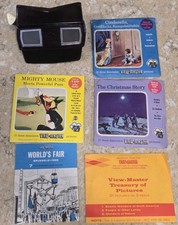 Vintage Mid-Century 1940's/1950's Sawyer's Brown View Master Bakelite W/ Reels