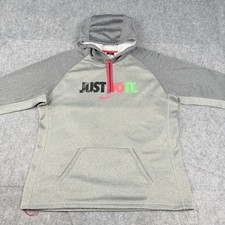 Nike Womens Just Do It Hoodie Therma-Fit Nike Better World Grey Size XL