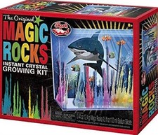 Magic Rocks Deluxe Crystal Grow Toy Science Toys Shark Or Space Themed Aquarium
