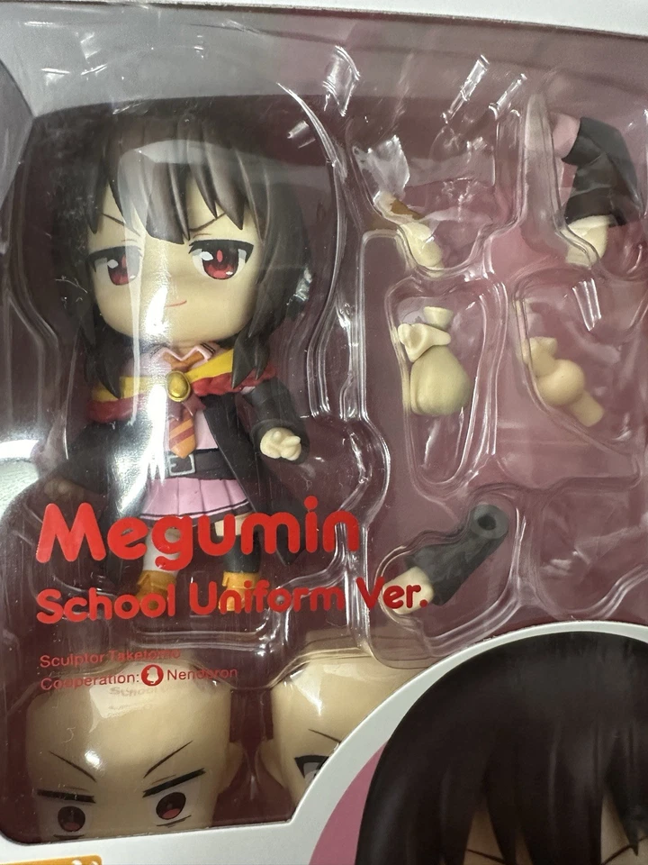 RARO Konosuba 3.9” Megumin Uniforme Escolar Ver. Nendoroid #851 GOOD SMILE COMPANY Foto 2 de 4
