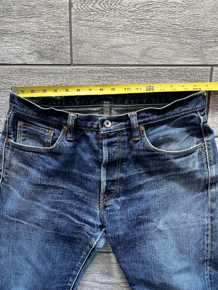 Jeans de mezclilla Ironheart 633 18 oz vintage con ribete Foto 3 de 4