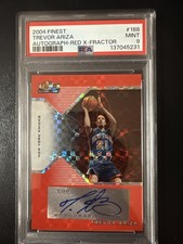 PSA 9 2004Topps Finest Trevor Ariza X Fractors Red Rookie Auto RC #/59 Knicks