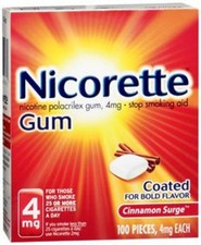 Nicorette Stop Smoking Aid, 100 Count, 00135046702