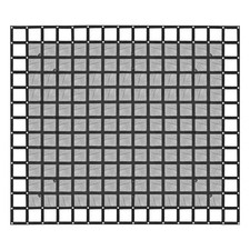 Heavy Duty 105" x 120" Truck Bed Cargo Net with Adjustable Cam Buckles S-Ho...