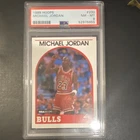 1989-90 NBA Hoops Michael Jordan #200 PSA 8 Chicago Bulls Base Basketball Card