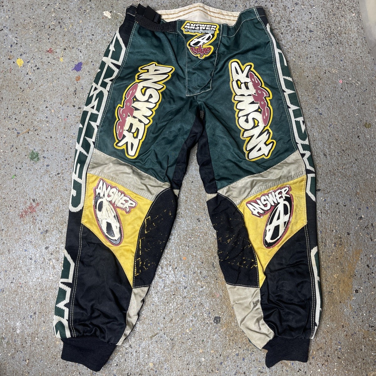 Answer EDGE Pants 24 Vintage 90s MX Motocross BMX Riding Gear