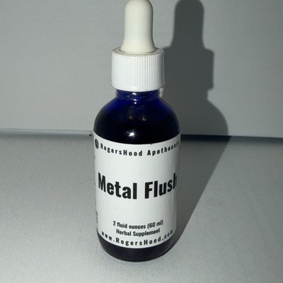 RogersHood Apothecary Metal Flush Sealed 2 Oz Damaged Label
