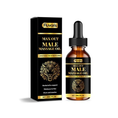 3x Men's Care Essential Oil Max Out Male Massage Oil for Vitality^