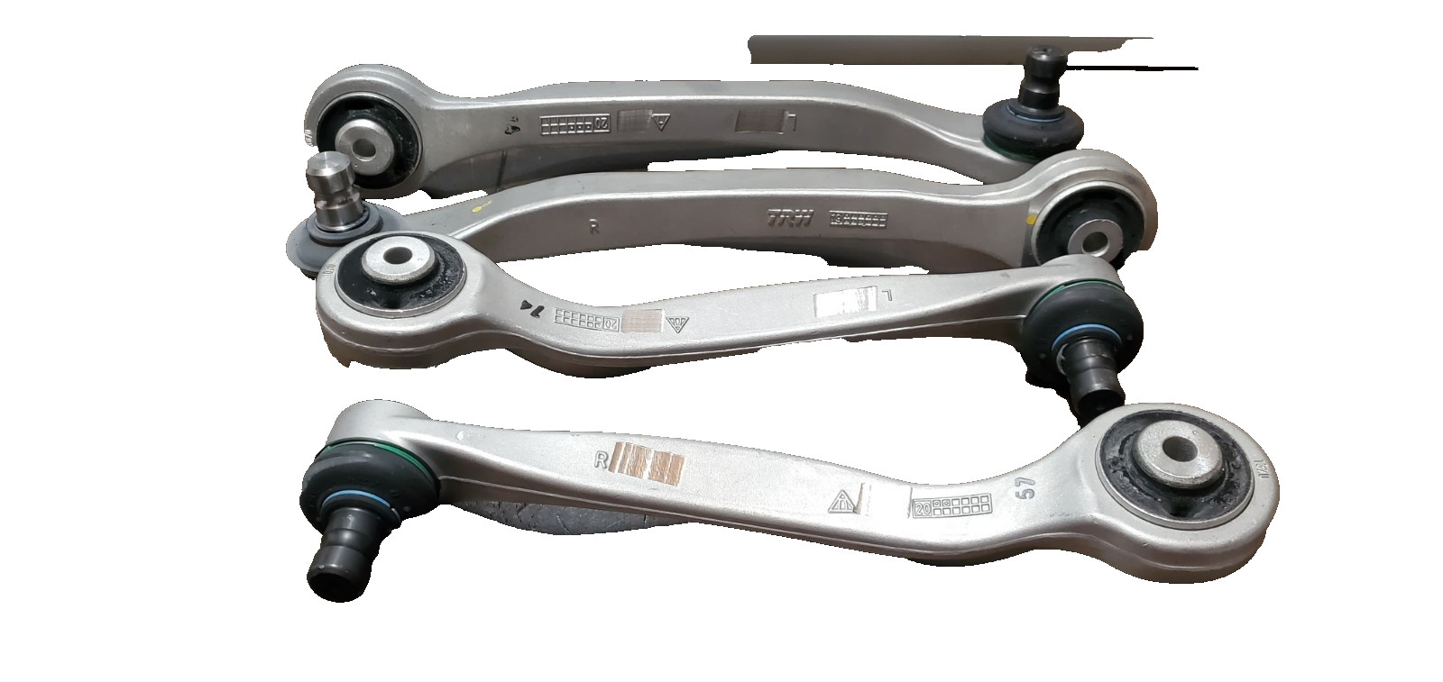 BENTLEY CONTINENTAL GT GTC FLYING SPUR Upper F&R Suspension Control Arms Kit