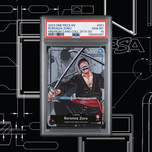 Roronoa Zoro (Alternate Art) graded PSA 10 for sale on eBay