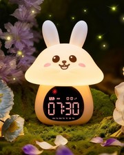 Sleep Training Alarm Clock with Night Light for Kids - Ok to Wake Clock with ...