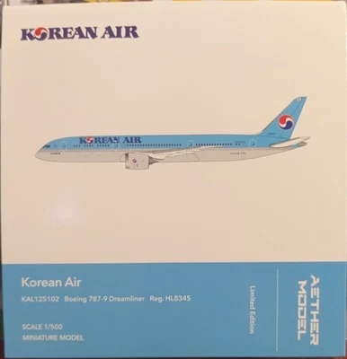 Aether Models 1:500 Korean Air HL8345 B787-9 (KAL125102) kein Herpa Wings
