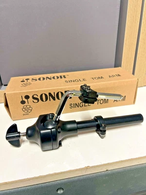 Sonor Drums - Tom Arm L Rod Ball Joint. 10.5mm Bnib TA278 Black & Chrome