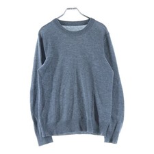 Maison Margiela Elbow Patch Crawneck Knit Crew Neck Gray S30HA0903 S15750 Used 5