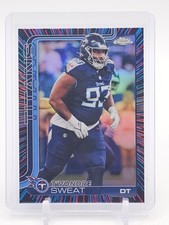 T'VONDRE SWEAT 2025 TOPPS CHROME NEON PULSE REFRACTOR #292 TITANS Q4832