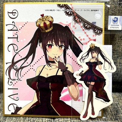 Date Alive Kurumi Tokisaki Shikishi Sticker Alice im Wunderland Mini Neu
