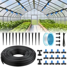 50ft Mist Drip Irrigation Kit - Quick-Connect Drip Irrigation System with