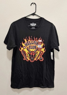 Stranger Things Hellfire Club Graphic Tee - Men's Large- Netflix Official NWT