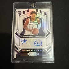 2020 PANINI CERTIFIED ROOKIE ROLL CALL AUTO ANTHONY EDWARDS ROOKIE RC