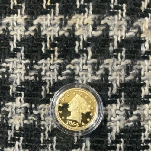 1854 $2.50 Gold Quarter Eagle Coin San Francisco Pre-1933 US Gold