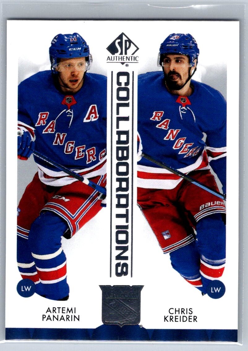 2023-24 SP Authentic Artemi Panarin / Chris Kreider Collaborations #C-22