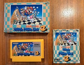 Famicom Super Mario Bros. 3 with box and manual Operation confirmed