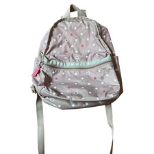 LeSportsac Zaino Donna Marrone Coccinella Pois Ripstop Nylon TAGLIA SMALL