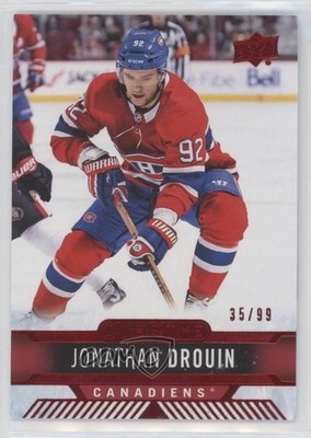 2017-18 Upper Deck Overtime Red Foil 35/99 Jonathan Drouin #84 a3q