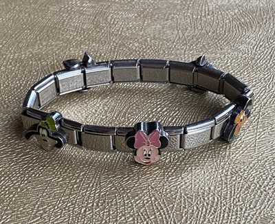 Original Nomination Armband Disney REFLORENCE Vintage 5 Charms Edelstahl RAR