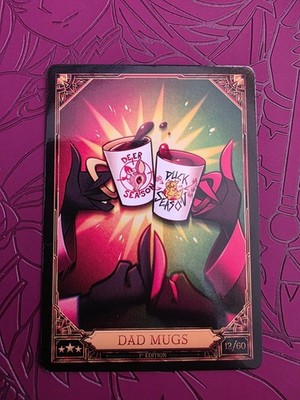 Hazbin Hotel Season 2 1st Ed Dad Mugs 12/60 Rare | eBay